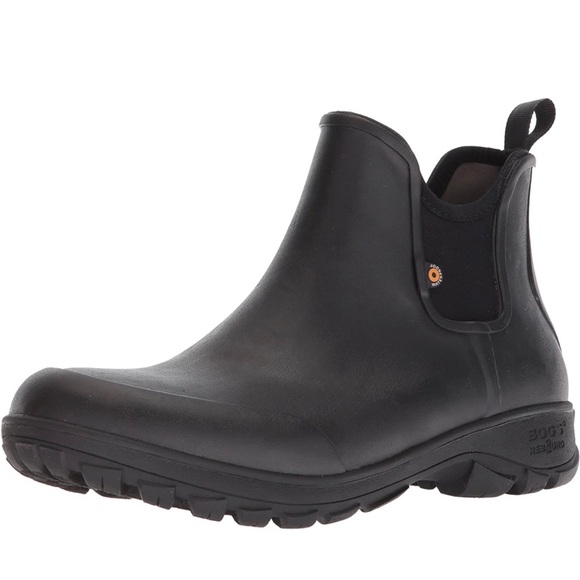 BOGS Men's Sauvie Slip on Low Height Chukka Waterproof Rain Boot Size 10 - Picture 4 of 7